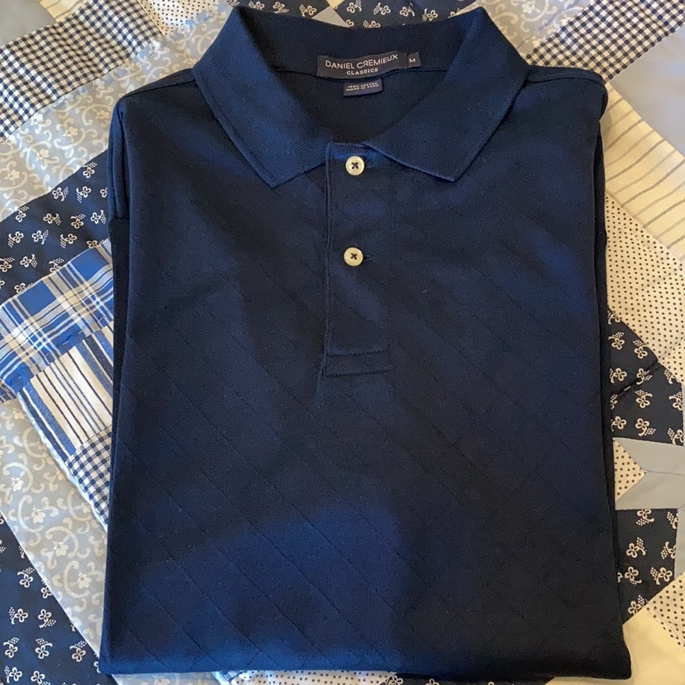 Daniel Cremieux Men’s Navy Blue Long-sleeves Pullover - size Medium
